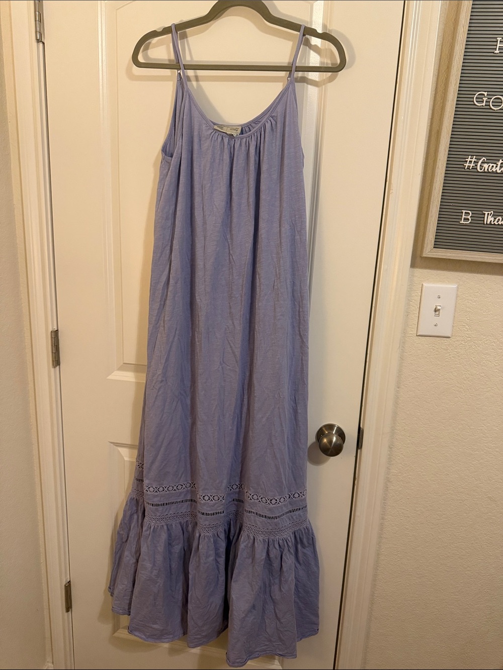 Anthropologie Saturday Sunday Lavender Maxi Dress